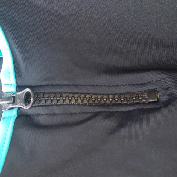 Zero Xposer One Piece Swimsuit + Swim Skirt Coverup Colors Purple Black Teal - Picture 2 of 11